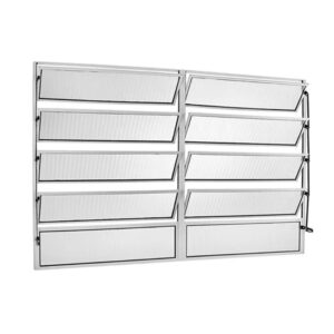 Janela Basculante 2 Sec. Vidro CANELADO